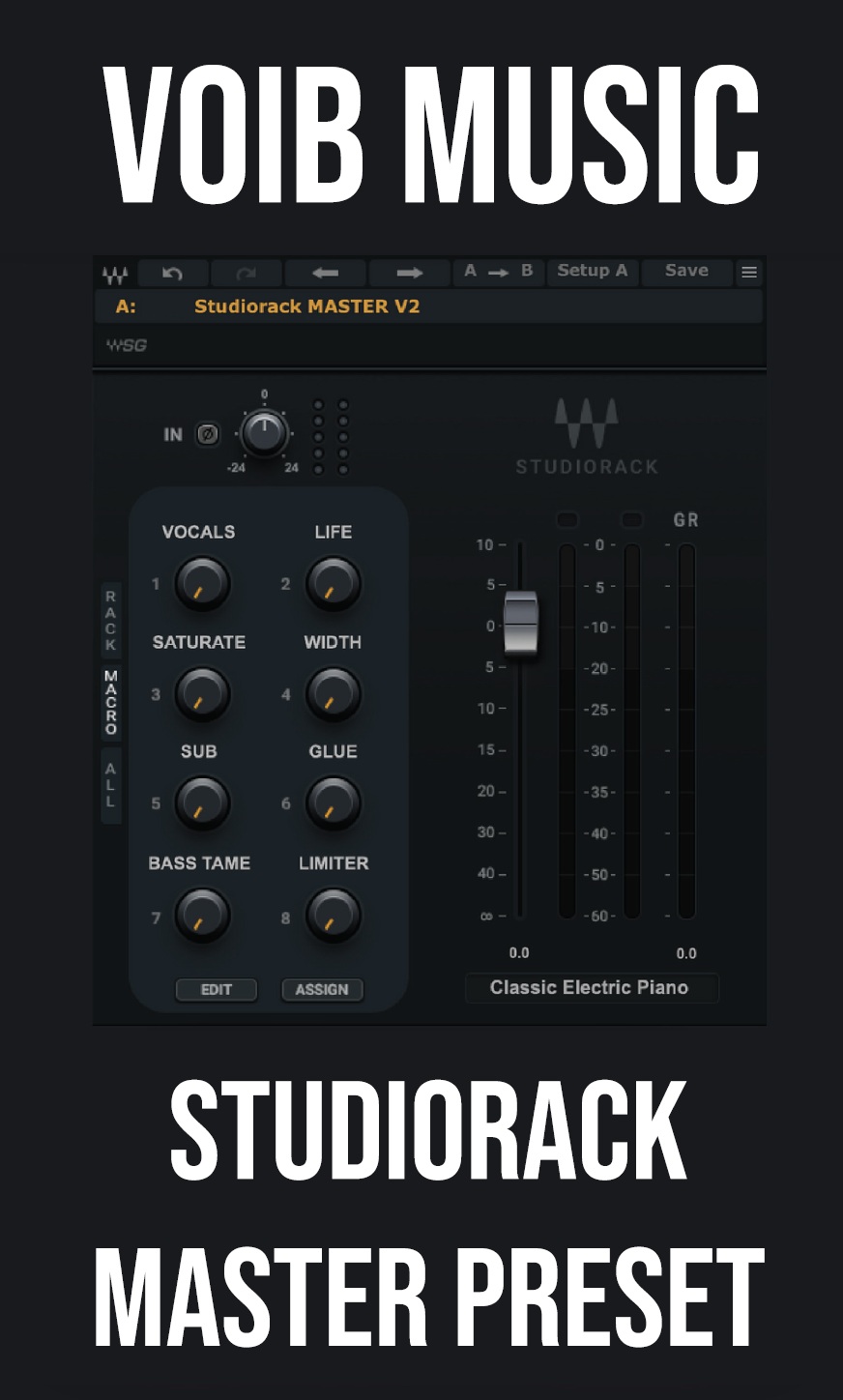 VOIB MUSIC MASTERING STUDIO RACK